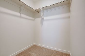 Spacious closets